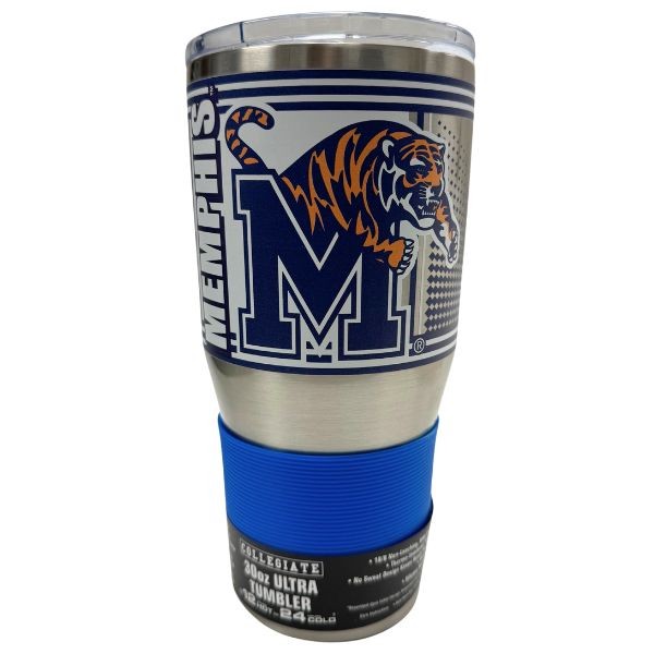 Memphis Tigers Tumblers - 30OZ Ultra Digital Hero Style - Double Walled Stainless - 2 For $25.00  - Memphis Tigers
