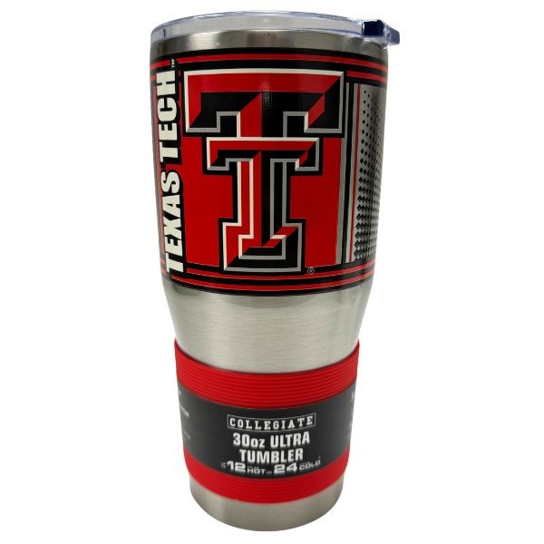 Texas Tech Tumblers - 30OZ Ultra Digital Hero Style - Double Walled Stainless - 2 For $25.00 - Texas Tech