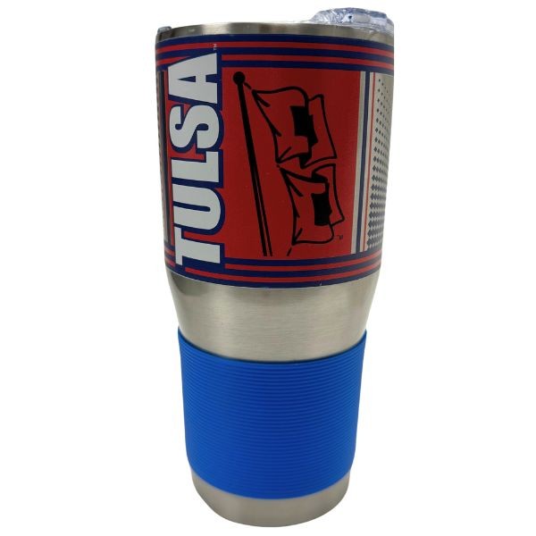 University Of Tulsa Tumblers - 30OZ Ultra Digital Hero Style - Double Wall Stainless - 2 For $25.00 - Kansas Jayhawks