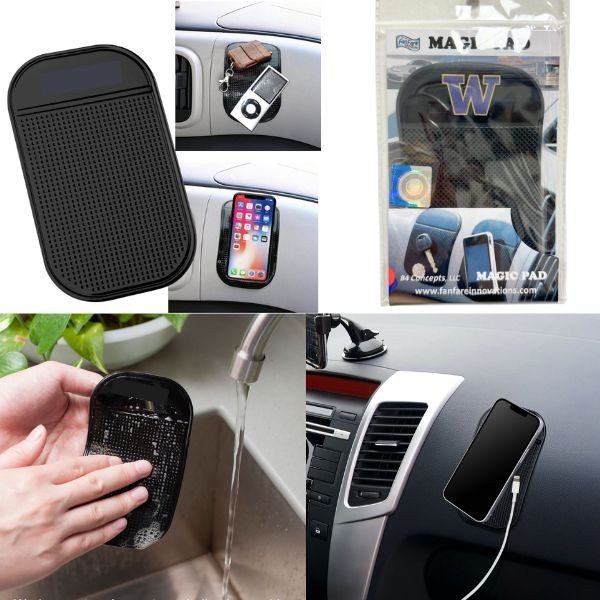 Washington Huskies - The Magic Pad - Sticks Phones and Keys Like Magic - 12 For $36.00 - Washington Huskies