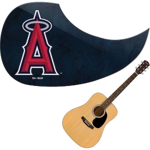 Los Angeles Angels - Team Color Guitar Pick Guards - 24 For $24.00 - Wholesale Los Angeles Angels Products - Angels Merchandise