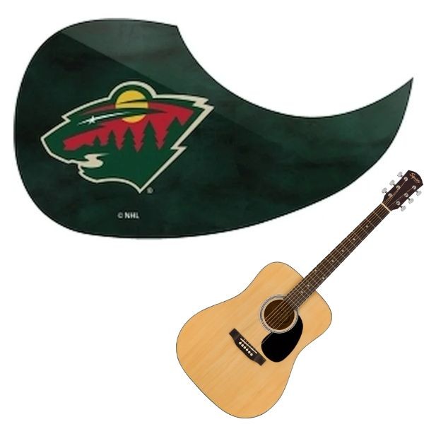 Minnesota Wild - Team Color Guitar Pick Guards - 24 For $24.00 - Minnesota Wild