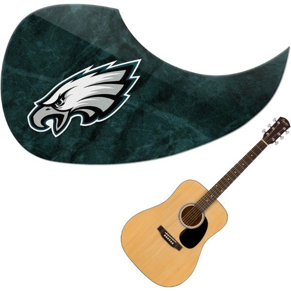 Philadelphia Eagles - Team Color Guitar Pick Guards - 24 For $24.00 - Wholesale Philadelphia Eagles Product - Eagles Merchandise
