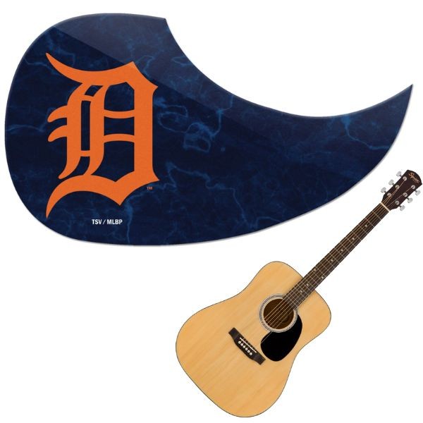 Detroit Tigers - Team Color Guitar Pick Guards - 24 For $24.00 - Wholesale Detroit Tigers Products - Tigers Merchandise 2