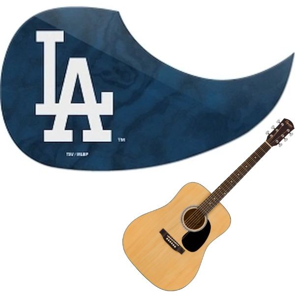 Los Angeles Dodgers - Team Color Guitar Pick Guards - 24 For $24.00 - Wholesale Los Angeles Dodgers Products - Dodgers Merchandise 2