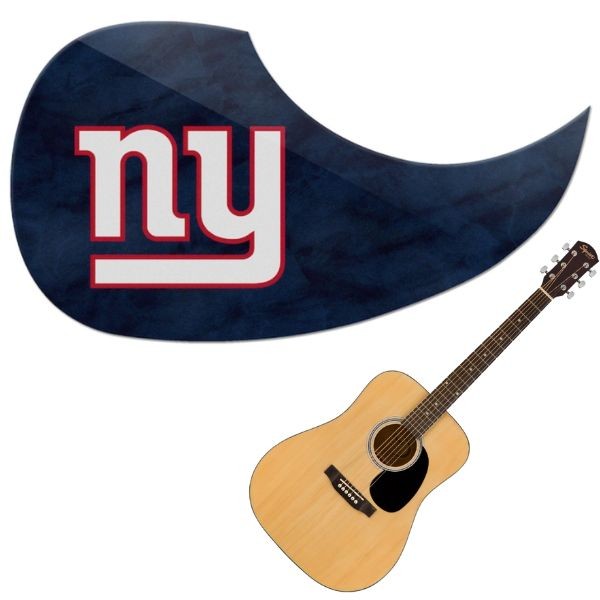 New York Giants - Team Color Guitar Pick Guards - 24 For $24.00 - Wholesale New York Giants Product - Giants Merchandsie 2
