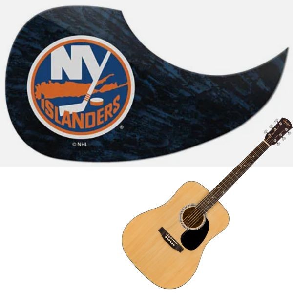 New York Islanders - Team Color Guitar Pick Guards - 24 For $24.00 - New York Islanders