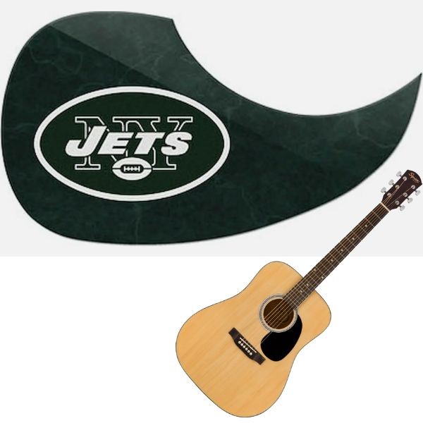 New York Jets - Team Color Guitar Pick Guards - 24 For $24.00 - Wholesale New York Jets Products - Jets Merchandise