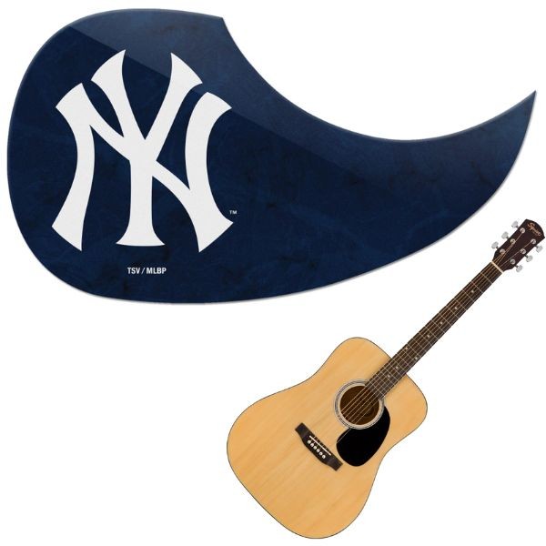 New York Yankees - Team Color Guitar Pick Guards - 24 For $24.00 - Wholesale New York Yankees Products - Yankees Merchandise