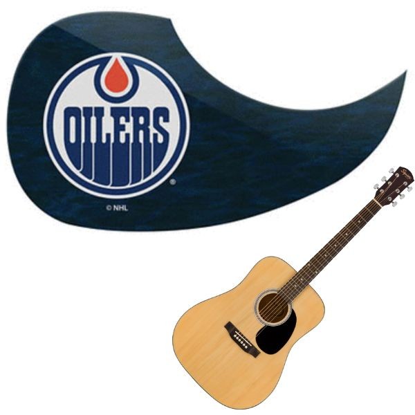 Edmonton Oilers - Team Color Guitar Pick Guards - 24 For $24.00 - Edmonton Oilers