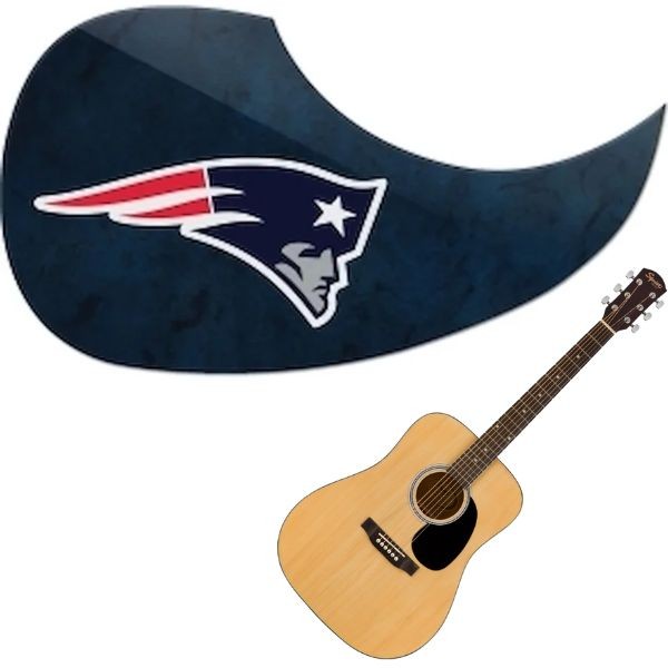 New England Patriots - Team Color Guitar Pick Guards - 24 For $24.00 - Wholesale New England Patriots - Patriots Merchandise 2