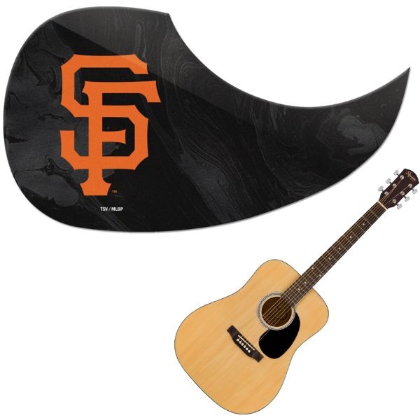 San Francisco Giants - Team Color Guitar Pick Guards - 24 For $24.00  - Wholesale San Francisco Giants Products - Giants Merchandise