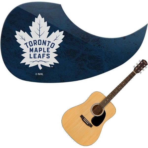 Toronto Maple Leafs - Team Color Guitar Pick Guards - 24 For $24.00 - Toronto Maple Leafs