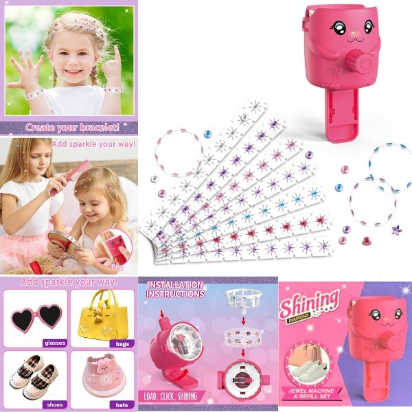 Shining Diamond - The Bling Jewel Machine Set - 12 Sets For $30.00