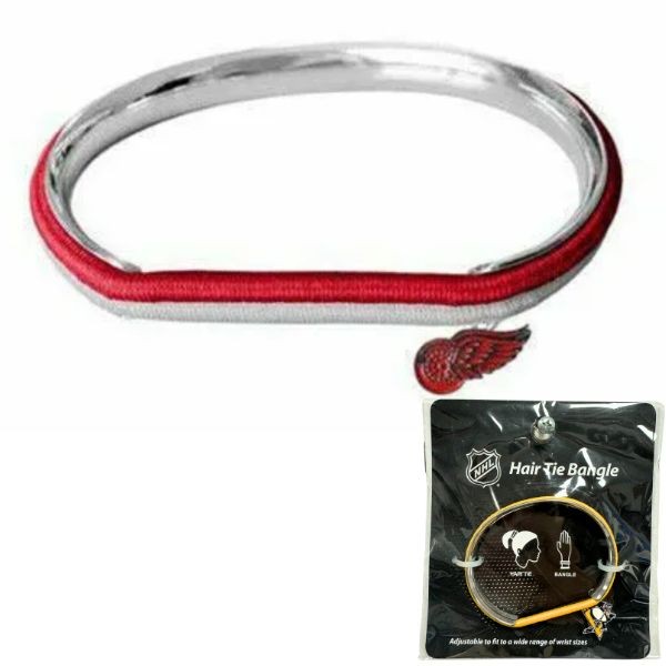 Detroit Red Wings - Hair Tie / Bangle Bracelet - 12 For $30.00 - Detroit Red Wings