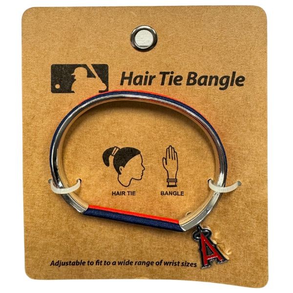 Los Angeles Angels - Hair Tie / Bangle Bracelet - 12 For $30.00 - Wholesale Los Angeles Angels Products - Angels Merchandise