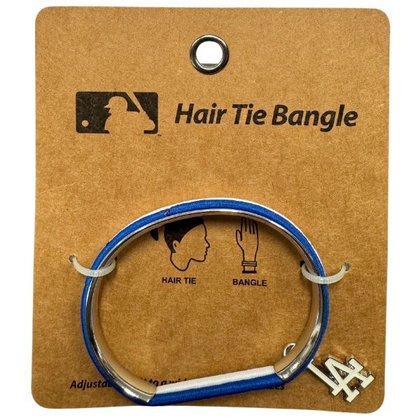 Los Angeles Dodgers - Hair Tie / Bangle Bracelet - 12 For $30.00 - Wholesale Los Angeles Dodgers Products - Dodgers Merchandise