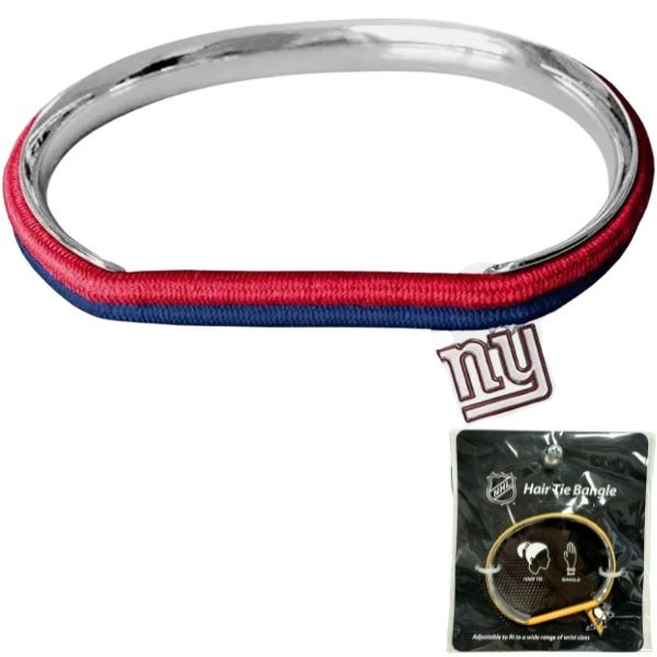 New York Giants - Hair Tie / Bangle Bracelet - 12 For $30.00 - Wholesale New York Giants Product - Giants Merchandsie 2