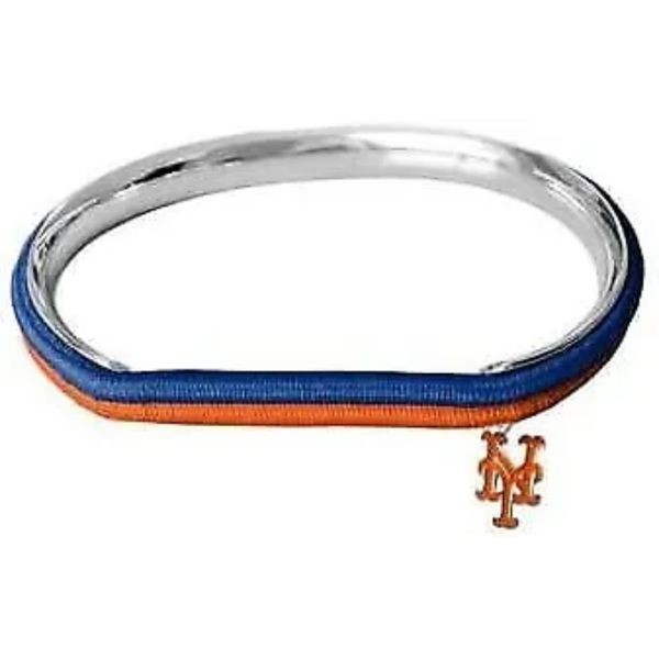 New York Mets - Hair Tie / Bangle Bracelet - 12 For $30.00 - Wholesale New York Mets Products - Mets Merchandise