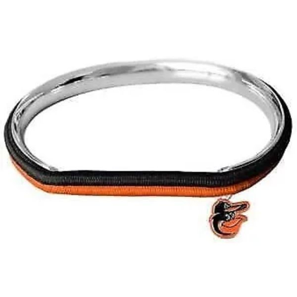 Baltimore Orioles - Hair Tie / Bangle Bracelet - 12 For $30.00 - Wholesale Baltimore Orioles Products - Orioles Merchandise 2