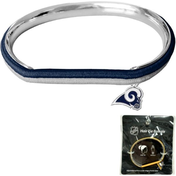 Los Angeles Rams - Hair Tie / Bangle Bracelet - 12 For $30.00 - Wholesale Los Angeles Rams Products - Rams Merchandise 2
