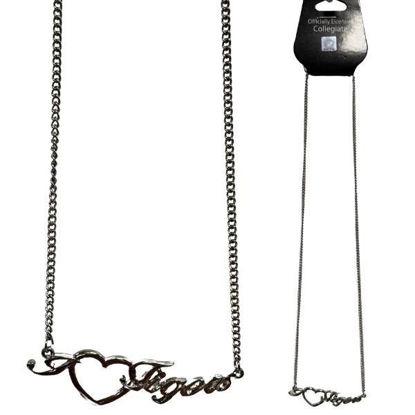 Missouri Tigers Necklaces - I Heart Style Metal Chain Necklaces - 12 For $30.00 - Missouri Tigers