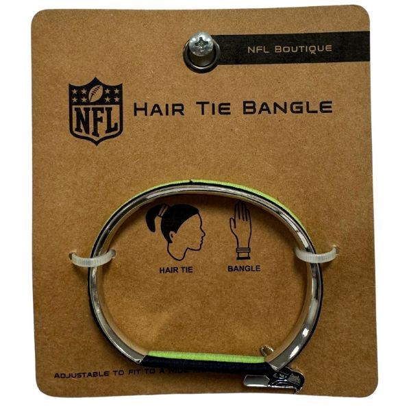 Seattle Seahawks - Hair Tie / Bangle Bracelet - 12 For $30.00 - Wholesale Seattle Seahawks Product - Seahawks Merchandise 2