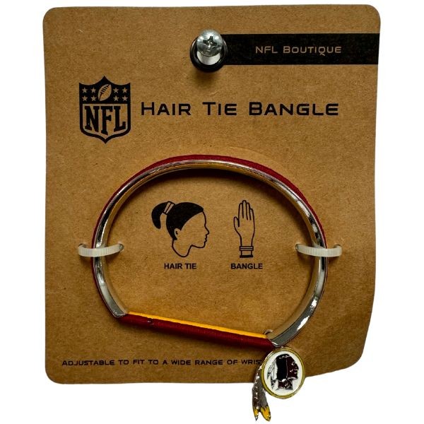 Washington Redskins - Hair Tie / Bangle Bracelet - 12 For $30.00 - Wholesale Washington Redskins Products - Redskins Merchandise