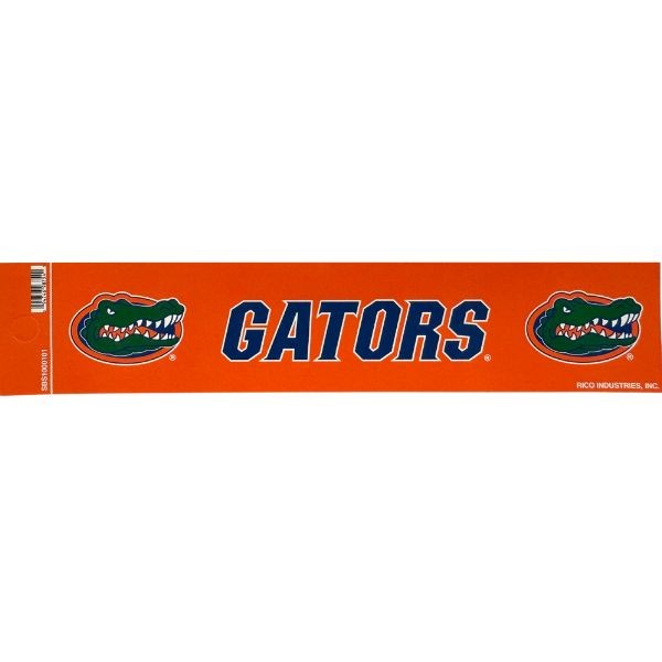 Florida Gators Bumper Stickers - 2"x10" Team Stickers - 24 For $18.00 - Florida Gators