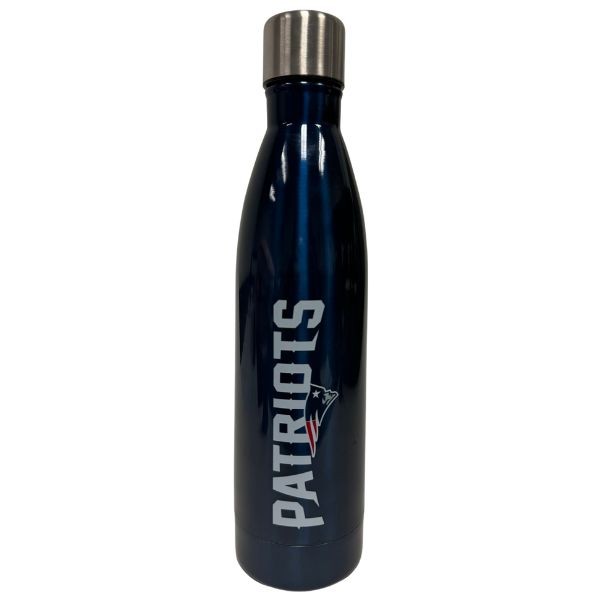 New England Patriots Water Bottles - Stainless Steel - 18OZ Ultra - 2 For $15.00 - Wholesale New England Patriots - Patriots Merchandise