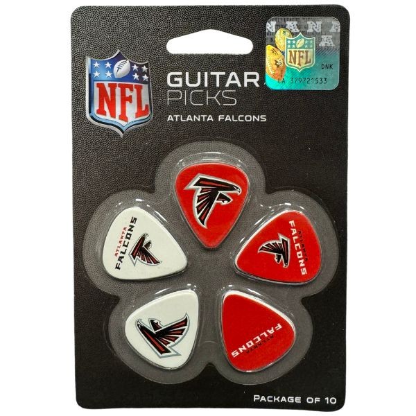 Atlanta Falcons - 10Pack Team Guitar Picks - 6 Packs For $18.00 - Wholesale Atlanta Falcons Products - Wholesale Football Gear 2