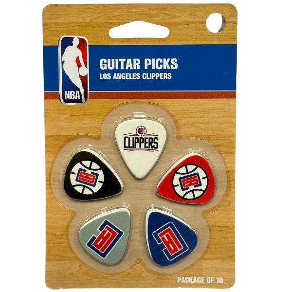 Los Angeles Clippers - 10Pack Team Guitar Picks - 6 Packs For $18.00 - Los Angeles Clippers