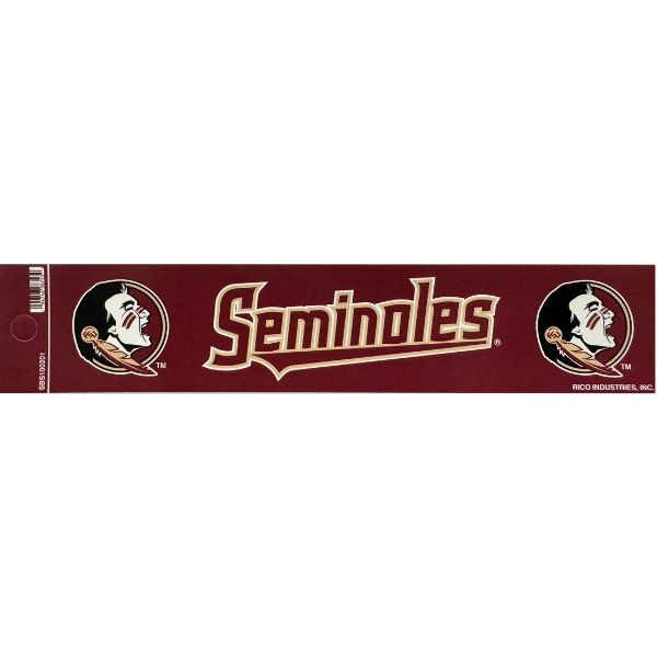 Florida State Seminoles Bumper Stickers - 10"x2" Fan Stickers - 24 For $18.00 - Florida State