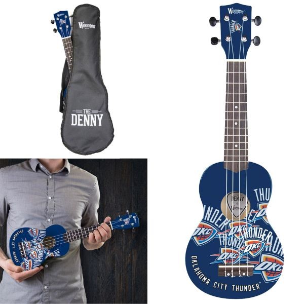 Oklahoma City Thunder - Full Size Woodrow Ukulele - 2 For $40.00 - Oklahoma City Thunder