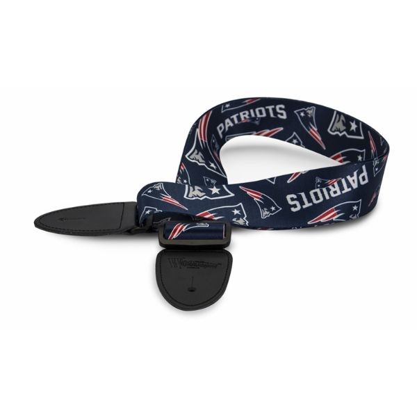 Woodrow Music - New England Patriots Premium Guitar Straps - 5 For $20.00 - Wholesale New England Patriots - Patriots Merchandise 2