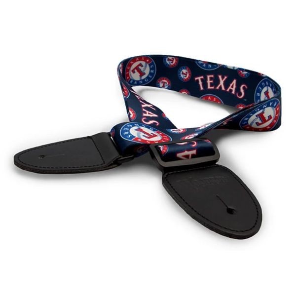 Woodrow Music - Texas Rangers Premium Guitar Straps - 5 For $20.00 - Wholesale Texas Rangers Products - Rangers Merchandise