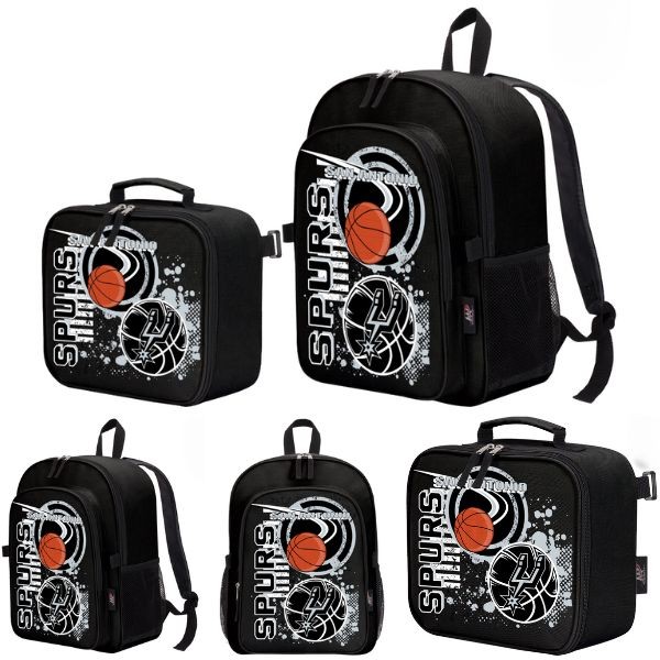 San Antonio Spurs Sets - 3D Accelerator Combo - Backpack And Insulated Lunch Bag Set - 2 Sets For $25.00 - San Antonio Spurs
