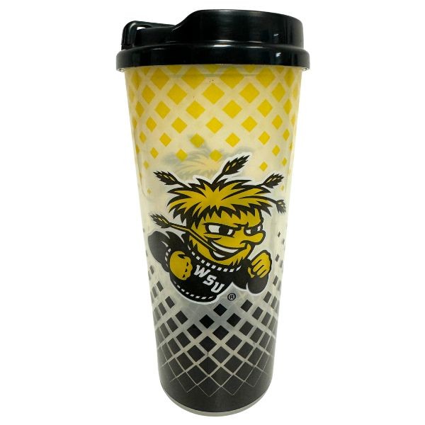 Wichita State Tumblers - 24OZ Grid Style - Double Walled - 6 For $21.00 - Wichita State