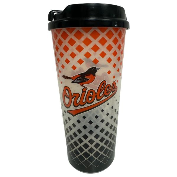Baltimore Orioles Tumblers - 24OZ Grid Style - Double Walled - 6 For $21.00 - Wholesale Baltimore Orioles Products - Orioles Merchandise 2