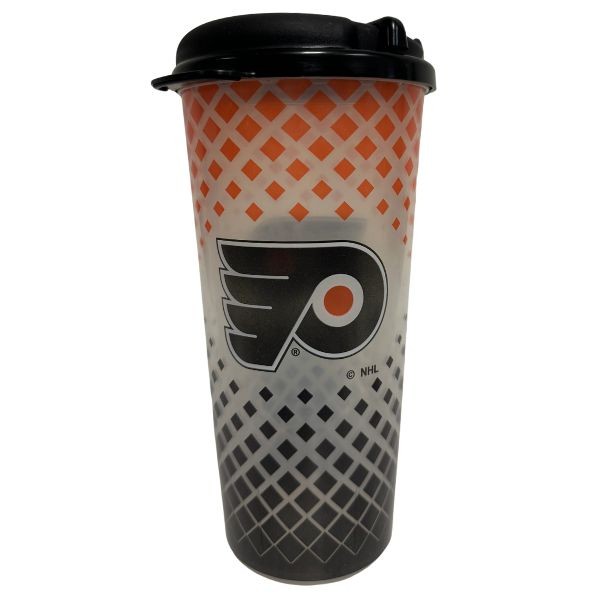 Philadelphia Flyers Tumblers - 24OZ Grid Style - Double Walled - 6 For $21.00 - Philadelphia Flyers