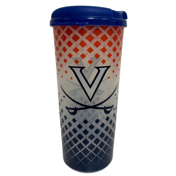 Virginia Cavaliers Tumblers - 24OZ Grid Style - Double Walled - 6 For $21.00 - Virginia Cavaliers