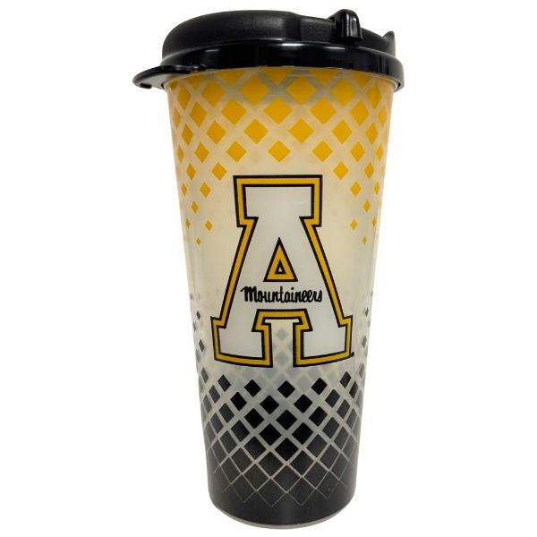Appalachian State Mountaineers Tumblers - 24OZ Grid Style - Double Walled - 6 For $21.00 - Wholesale Carolina Panthers Products - Carolina Football