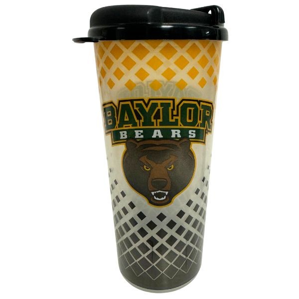 Baylor Bears Tumblers - 24OZ Grid Style - Double Walled - 6 For $21.00 - Baylor Bears