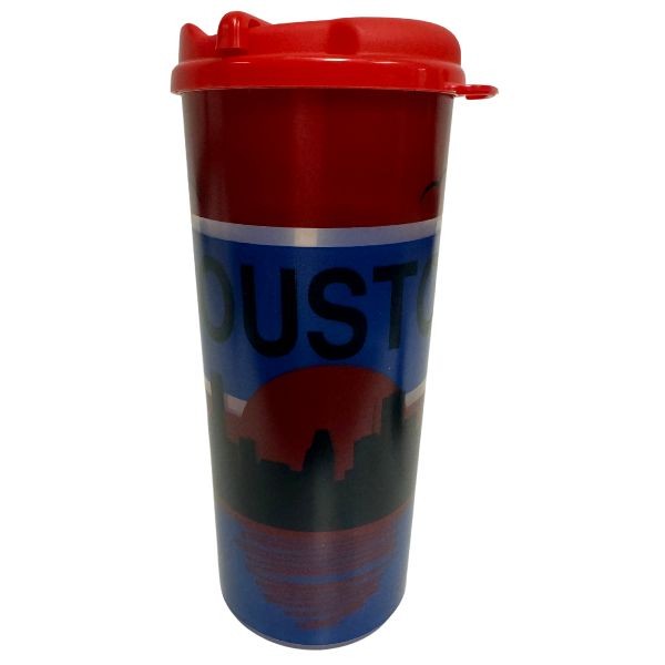 City Of Houston Tumblers - 24OZ Grid Style - Double Walled - 6 For $21.00 - Wholesale Houston Texans Products - Texans Merchandise 2