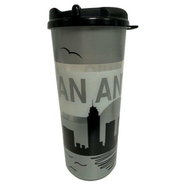 City Of San Antonio Tumblers - 24OZ Grid Style - Double Walled - 6 For $21.00 - San Antonio Spurs