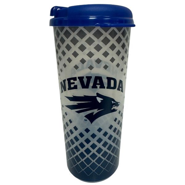 University Of Nevada Tumblers - 24OZ Grid Style - Double Walled - 6 For $21.00 - Wholesale Raiders Products - Las Vegas Raiders