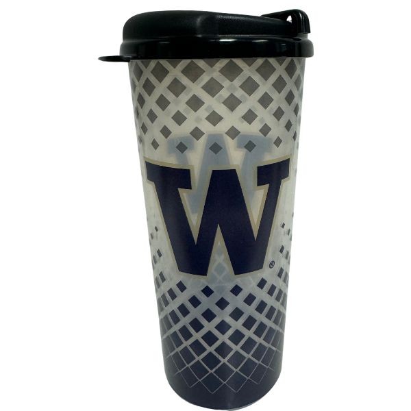 Washington Huskies Tumblers - 24OZ Grid Style - Double Walled - 6 For $21.00 - Washington Huskies
