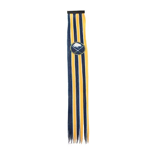 Buffalo Sabres Fan Gear - Fan Hair Extensions - 12 Fan Hair For $30.00 - Buffalo Sabres