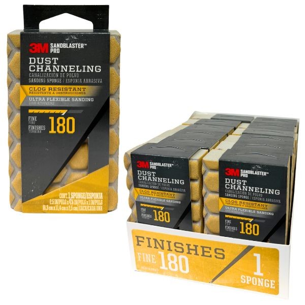 3M Dust Channeling - 180Grit Fine - Single Pack - #393599 - 12 For $30.00