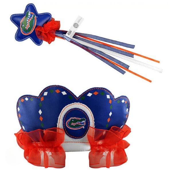 Florida Gators - Team Logo Tiara And Princess Wand SET - 12 Sets For $30.00 - Florida Gators